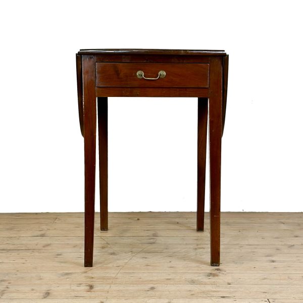 M-6834 Antique Georgian Mahogany Pembroke Table (3)