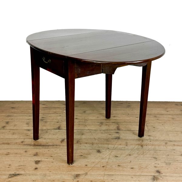 M-6834 Antique Georgian Mahogany Pembroke Table (9)