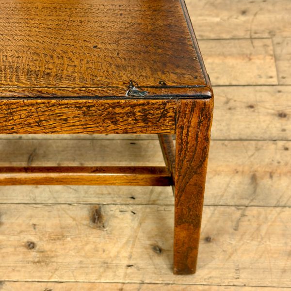 M-6848 Antique Set of Six Oak Dining Chairs (5)