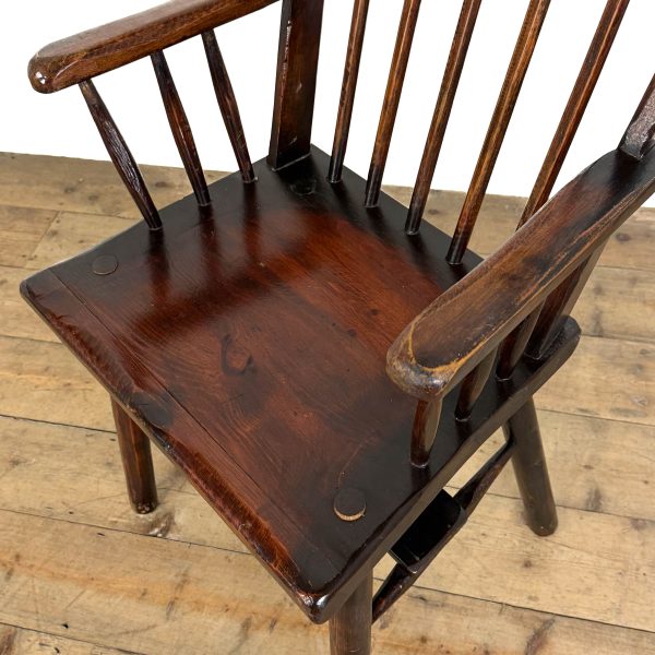 M-6863 Primitive Style Stick Chair (2)