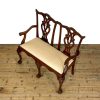 M-6864 Vintage Reproduction Chippendale Style Settee (4)