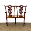 M-6864 Vintage Reproduction Chippendale Style Settee (6)