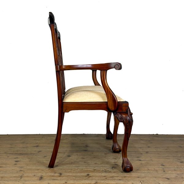 M-6864 Vintage Reproduction Chippendale Style Settee (7)
