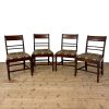 M-6869 Antique Set of Four Late 19th Century Dining Chairs (2)
