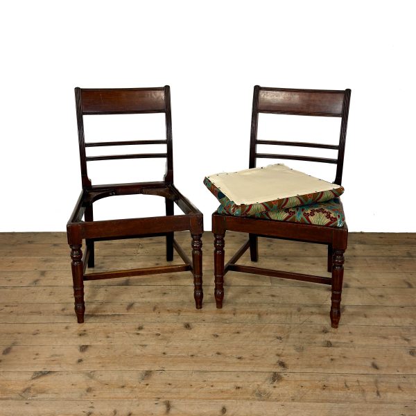 M-6869 Antique Set of Four Late 19th Century Dining Chairs (4)