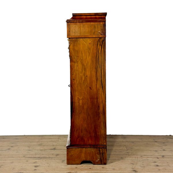 M-6877 Antique Walnut Inlaid Pier Cabinet (8)