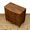 M-6878 Antique Mahogany Bow Front Chest of Drawers (4)