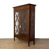 M-6880 Antique Inlaid Mahogany Display Cabinet (3)