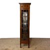 M-6880 Antique Inlaid Mahogany Display Cabinet (8)