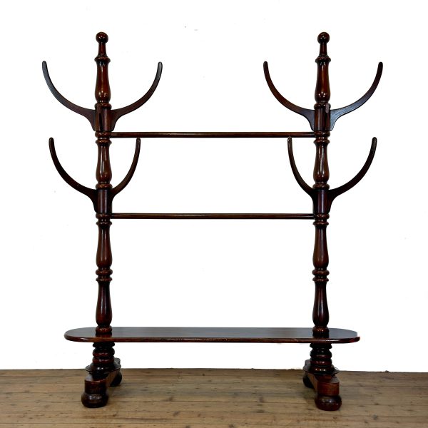 M-6887 Antique Victorian Mahogany Hall Stand (2)