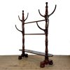 M-6887 Antique Victorian Mahogany Hall Stand (5)