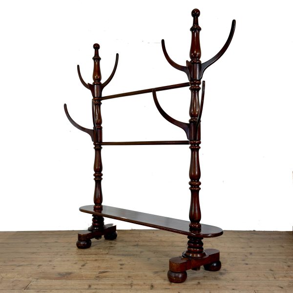 M-6887 Antique Victorian Mahogany Hall Stand (5)