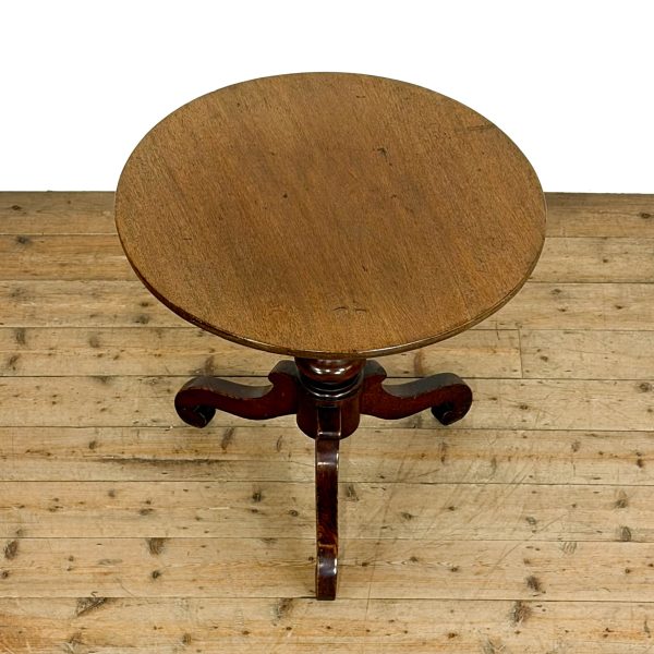 M-6889 Antique Georgian Mahogany Tilt Top Table (1)