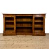 M-6892 Antique Victorian Walnut Breakfront Bookcase (1)