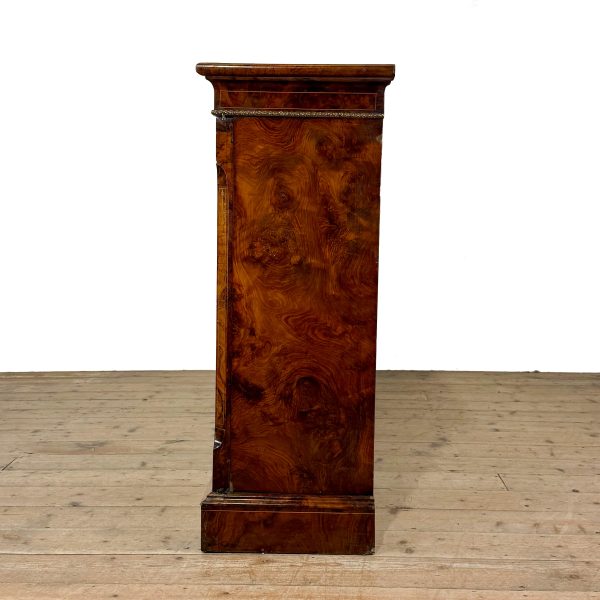 M-6892 Antique Victorian Walnut Breakfront Bookcase (6)