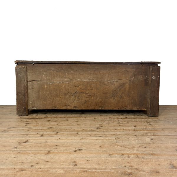 M-6906 Antique Early Welsh Oak Large Coffer (1)
