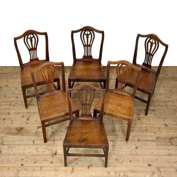 M-6909 Antique Harlequin Set of 19th Century Welsh (4)