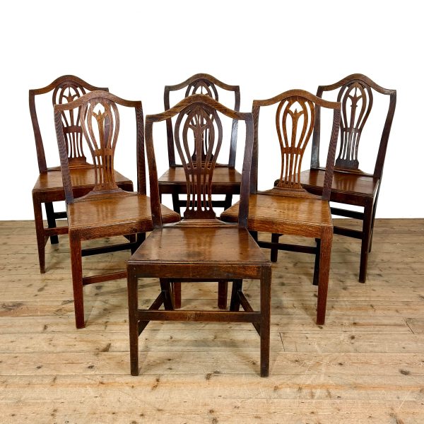 M-6909 Antique Harlequin Set of 19th Century Welsh