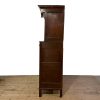 M-6910 Antique 18th Century Welsh Oak Cwpwrdd Deuddarn (1)