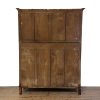 M-6910 Antique 18th Century Welsh Oak Cwpwrdd Deuddarn (5)