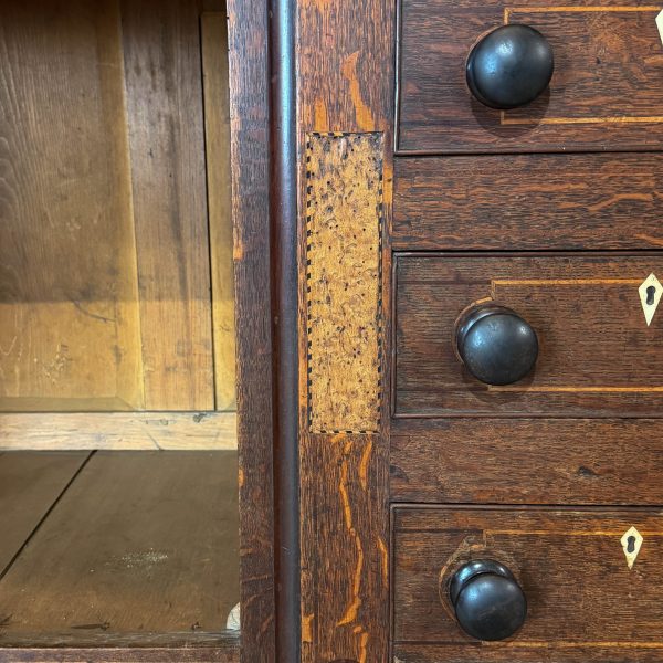 M-6911B Antique 19th Century Oak North Wales Dresser (5)