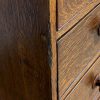 M-6916 - Antique Georgian Oak Chest of Drawers (11)