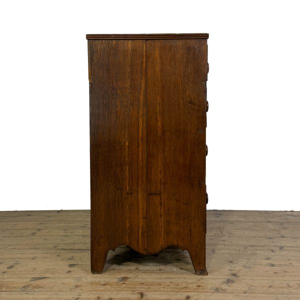 M-6916 - Antique Georgian Oak Chest of Drawers (5)