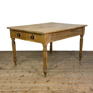 M-6917 Antique Rustic Pine Kitchen Table (9)