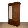 M-6918 Antique Edwardian Mahogany Wardrobe (2)