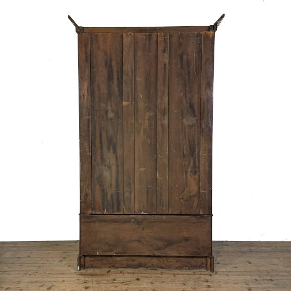 M-6918 Antique Edwardian Mahogany Wardrobe (4)