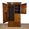 M-6918 Antique Edwardian Mahogany Wardrobe (5)