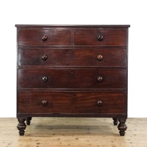 M-6121 Antique 19th Century Mahogany Chest of Drawers penderyn antiques 1