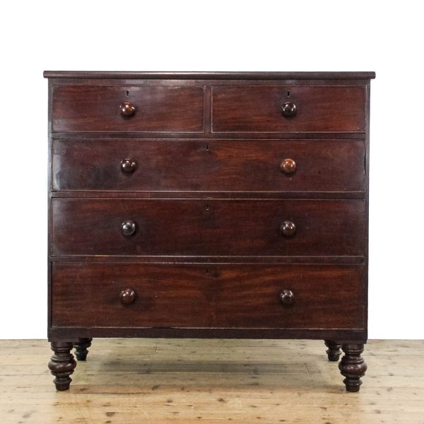 M-6121 Antique 19th Century Mahogany Chest of Drawers penderyn antiques 1