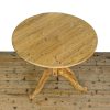 M-6919 Vintage Pine Circular Kitchen Table 2