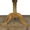 M-6919 Vintage Pine Circular Kitchen Table 4