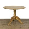 M-6919 Vintage Pine Circular Kitchen Table 6