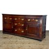 M-6364B Antique Georgian Oak Dresser Base 2