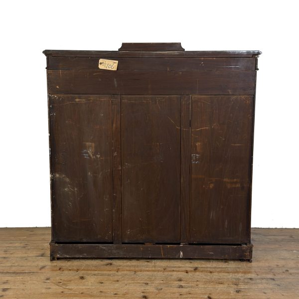 M-6697 Antique Edwardian Mahogany Display Cabinet 3