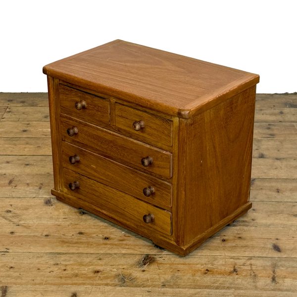 M-6937 Reclaimed Small Pine Bank of Drawers 5