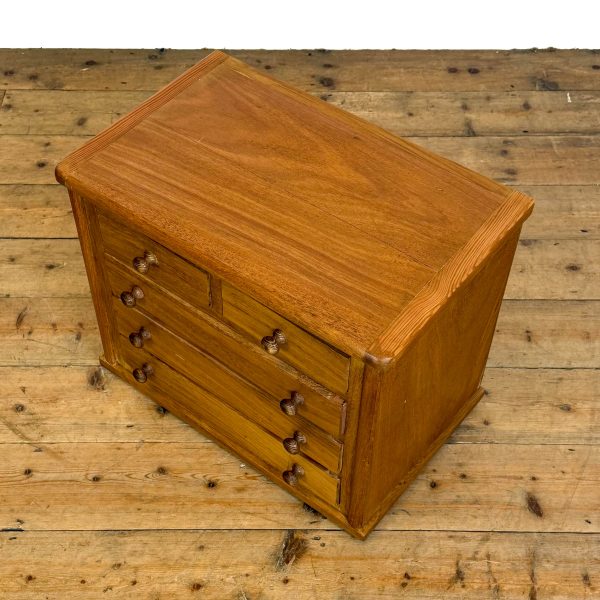 M-6937 Reclaimed Small Pine Bank of Drawers 8