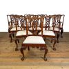 M-6872 Set of Ten Chippendale Style Dining Chairs 6