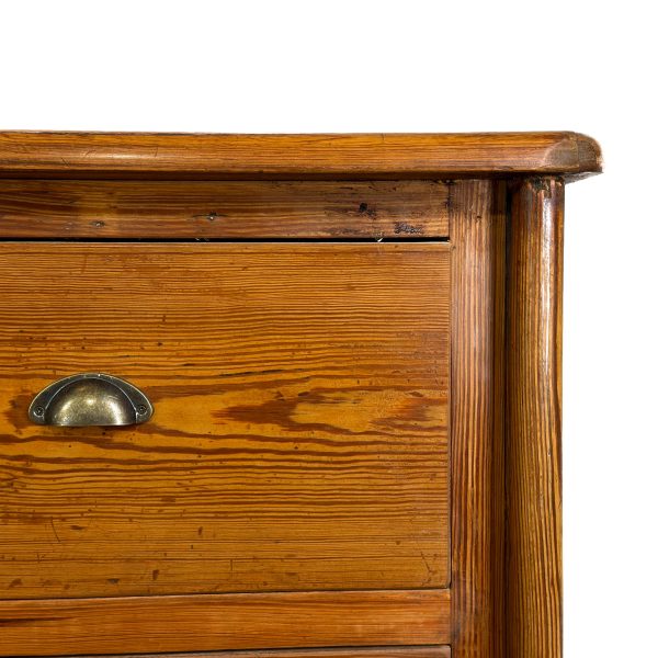M-5769 Large Reclaimed Pine Bank of Drawers (1)
