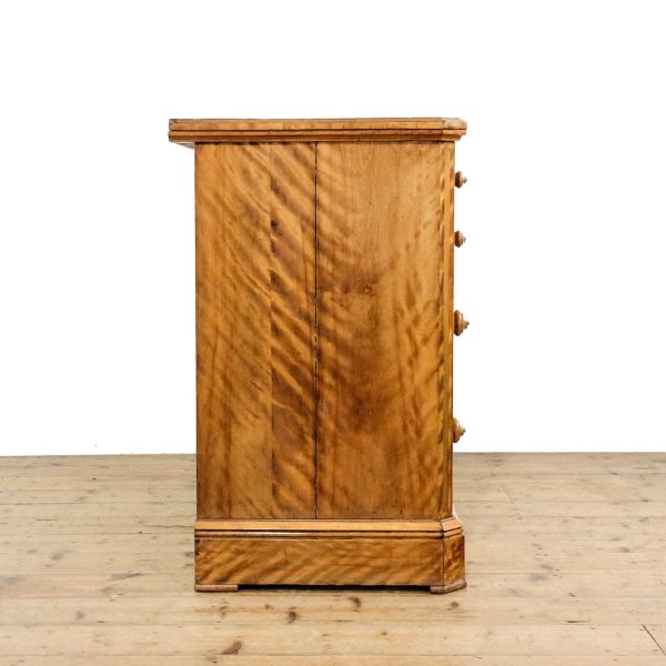 M-6376 Antique Victorian Satinwood Chest of Drawers penderyn antiques (2)