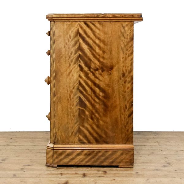 M-6376 Antique Victorian Satinwood Chest of Drawers penderyn antiques (4)
