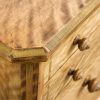 M-6376 Antique Victorian Satinwood Chest of Drawers penderyn antiques (9)