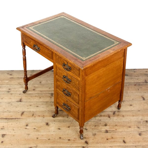 M-6380 Antique Edwardian Small Writing Desk (8)