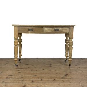 M-6384 Antique Stripped Pine Side Table (4)