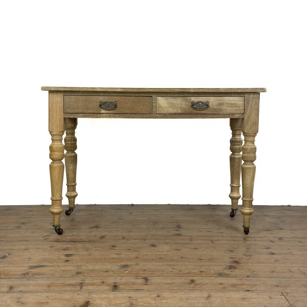 M-6384 Antique Stripped Pine Side Table (4)
