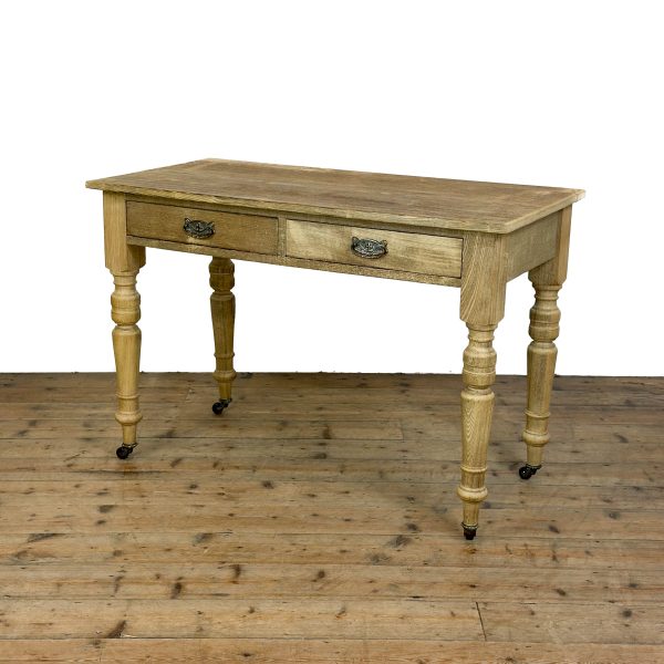 M-6384 Antique Stripped Pine Side Table (5)