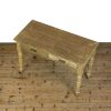 M-6384 Antique Stripped Pine Side Table (6)